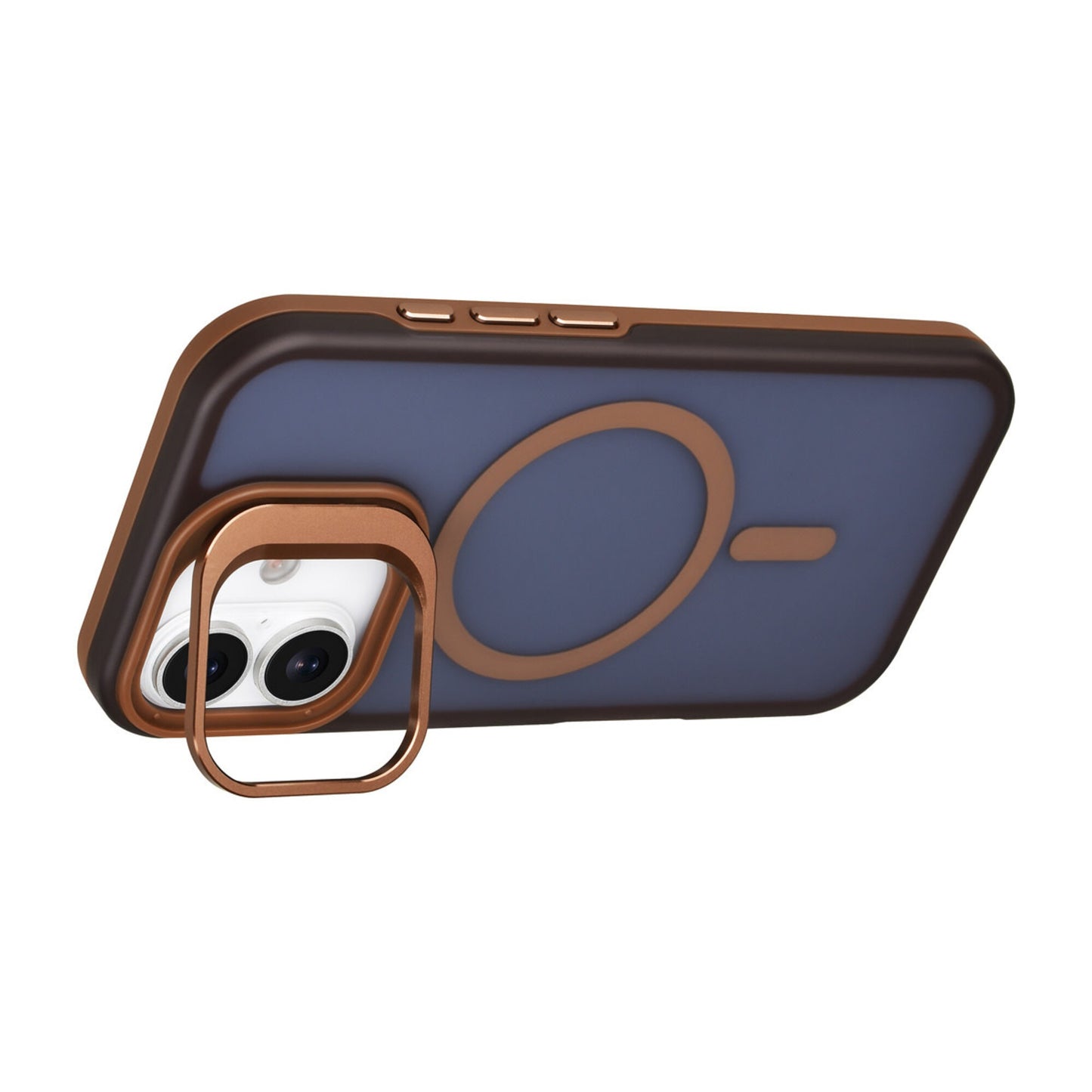 iPhone 17 Backcover hoesje - Magsafe - With Camera Stand - Goud