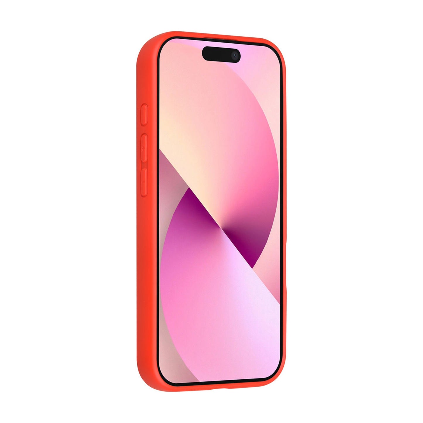 iPhone 17 Backcover hoesje - Magsafe With Ring Stand - Hanger - Tangerine Classic Red