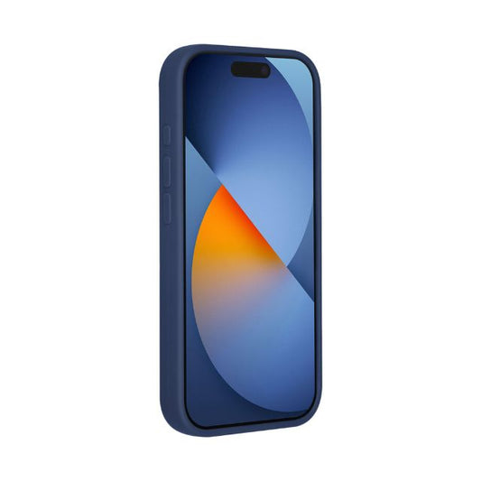 iPhone 17 Pro Backcover hoesje - Premium Liquid Silicon - DonkerBlauw