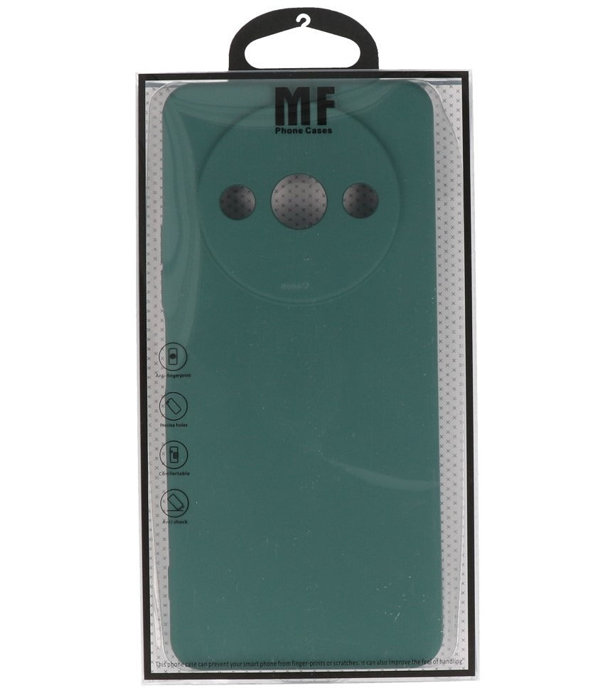 Fashion Color TPU Hoesje Xiaomi Redmi A3 Donker Groen