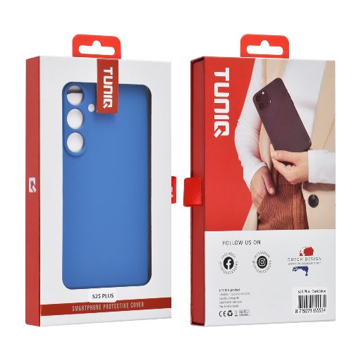 TUNIQ Galaxy S25 Plus Backcover hoesje - Diepblauw TUNIQ