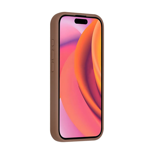 iPhone 17 Backcover hoesje - Full Silicone - Bruin