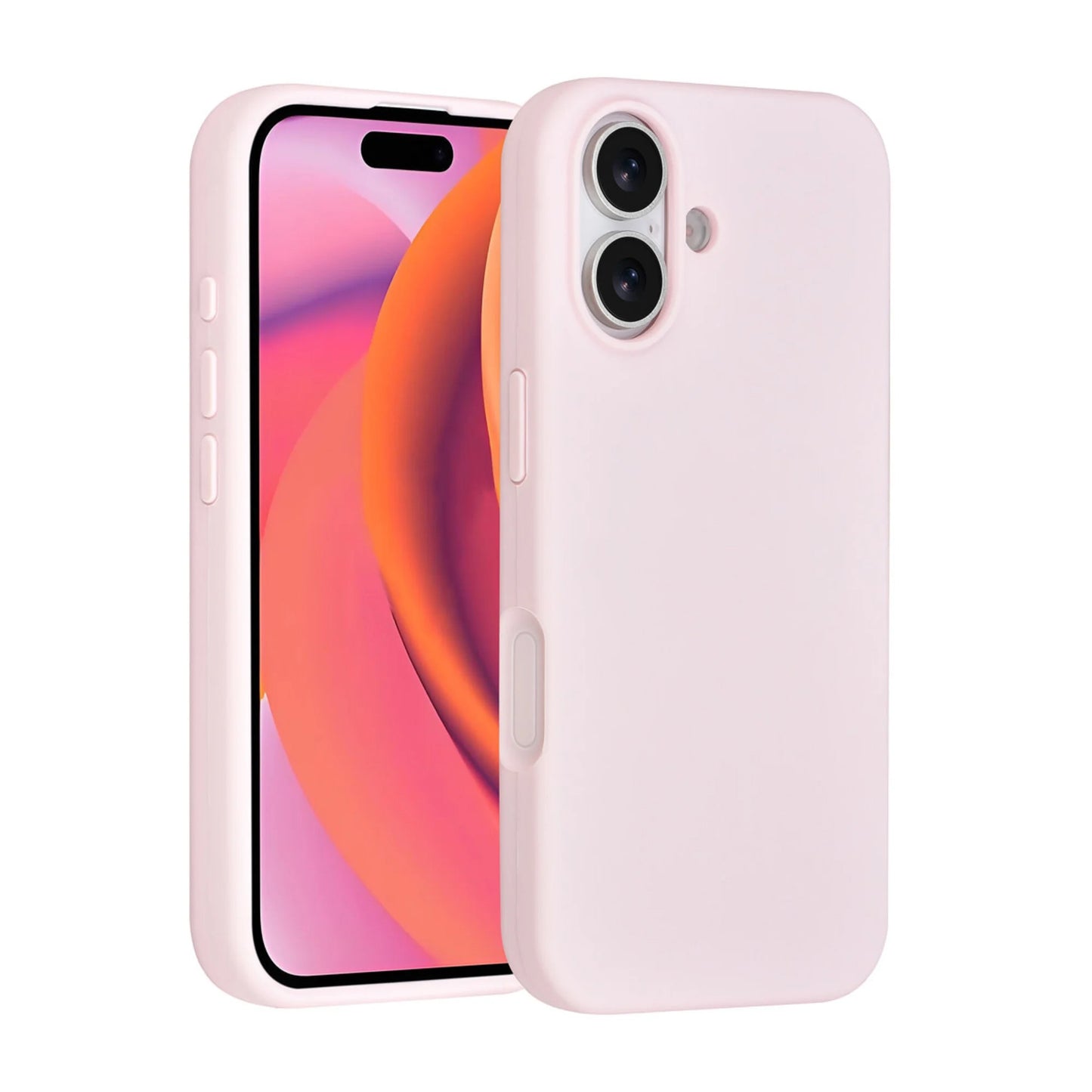 iPhone 17 Backcover hoesje - Full Silicone - Roze
