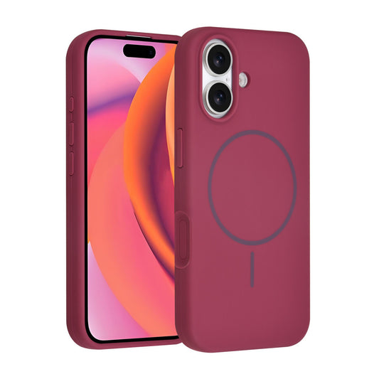 iPhone 17 Backcover hoesje - Magsafe - Full Silicone - Paars