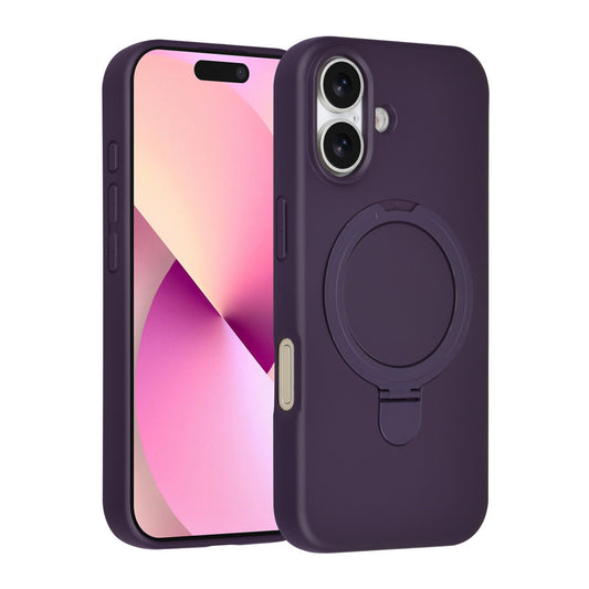 iPhone 17 Backcover hoesje - Magsafe With Ring Stand - Hanger - Tangerine Grape Purple