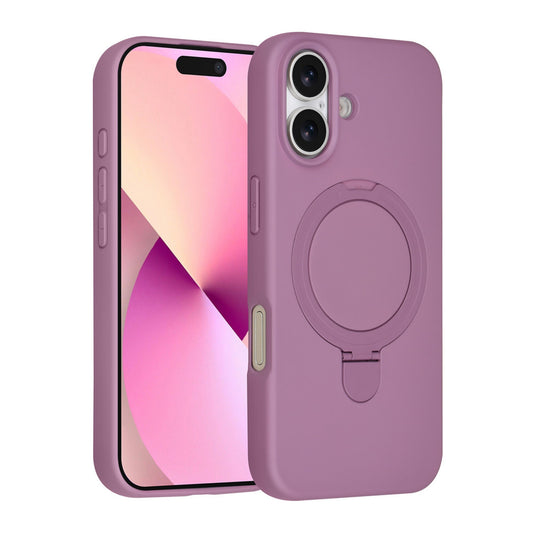 iPhone 17 Backcover hoesje - Magsafe With Ring Stand - Hanger - Tangerine Sunset Purple