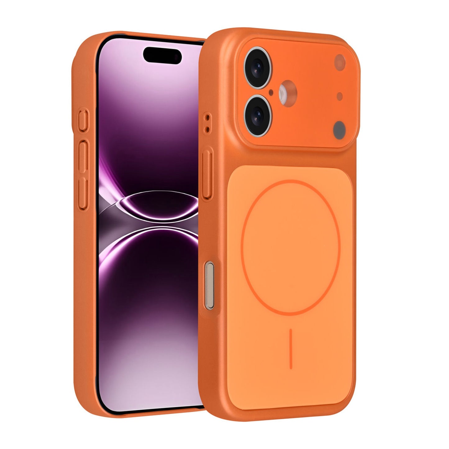 iPhone 17 Backcover hoesje - Magsafe full protection cover - Oranje