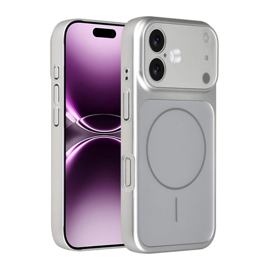 iPhone 17 Backcover hoesje - Magsafe full protection cover - Zilver