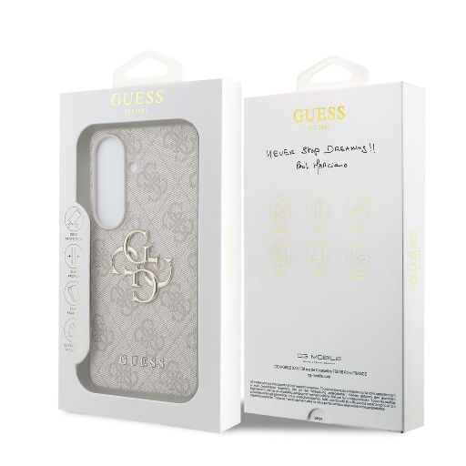 Guess Galaxy S26 Plus Backcover hoesje - 4G - Big Metal Logo - Roze