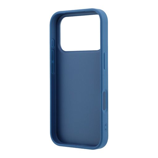 Guess iPhone 18 Pro Max / iPhone 17 Pro Max Hoesje 4G - PU - harde behuizing - groot logo van hars Blauw Guess