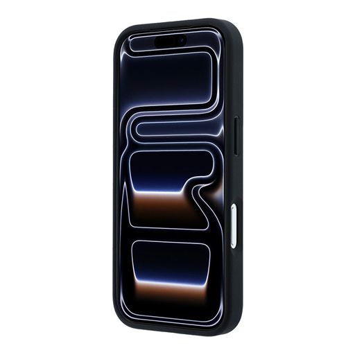 Guess iPhone 18 Pro Max / iPhone 17 Pro Max Hoesje MagSafe - Saffiano - harde behuizing - Peony - ringstandaard Zwart Guess