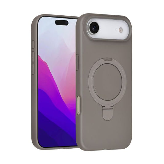 iPhone 17 Air Backcover hoesje - Magsafe With Ring Stand - Hanger - Titanium Grey