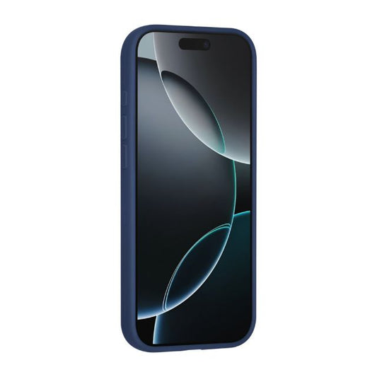 iPhone 17 Air Backcover hoesje - Premium Liquid Silicon - DonkerBlauw