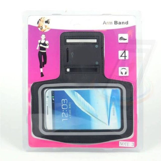 Samsung Galaxy Note 3 - N9000 - Sportief Armband - Zwart