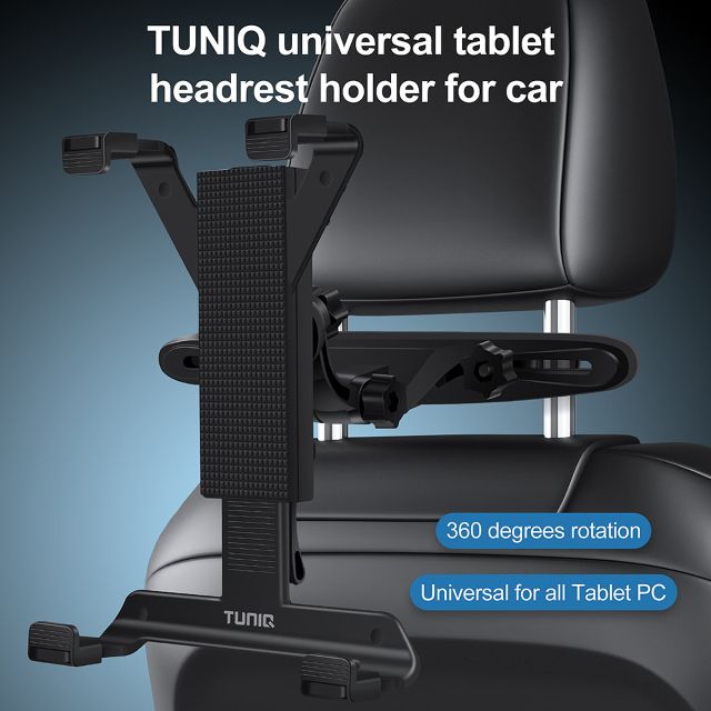 TUNIQ Universele Auto hoofdsteun Tablet Houder