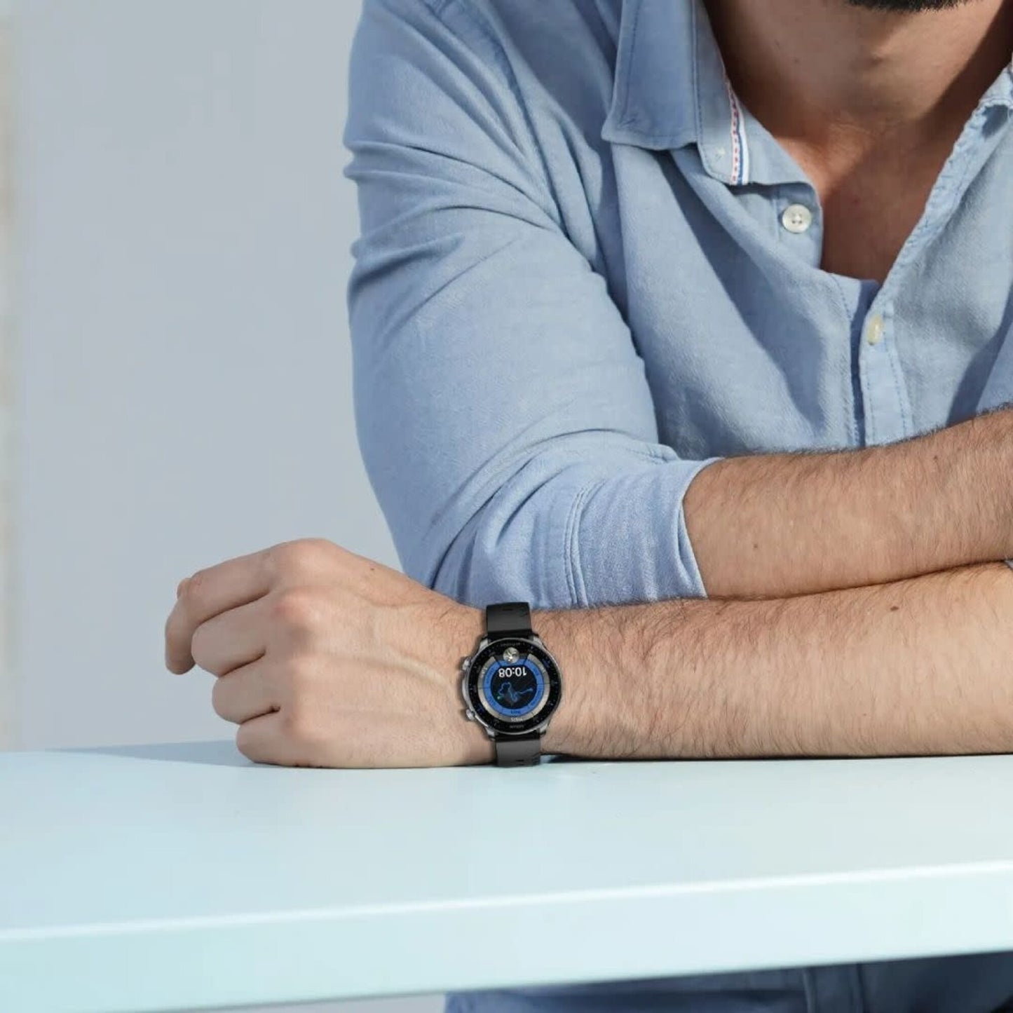 Green Lion Track GPS Smart Watch - Zwart