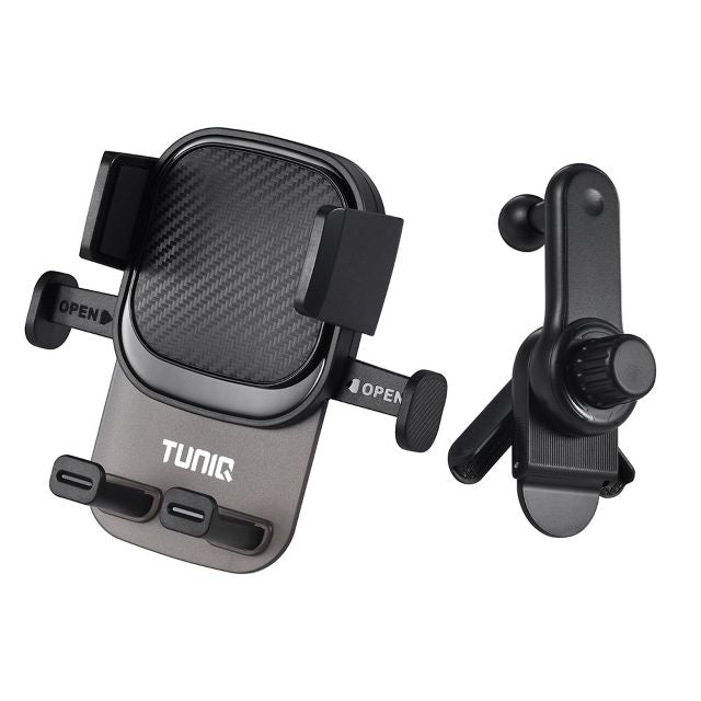 TUNIQ Telefoonhouder auto screen corners - Zwart