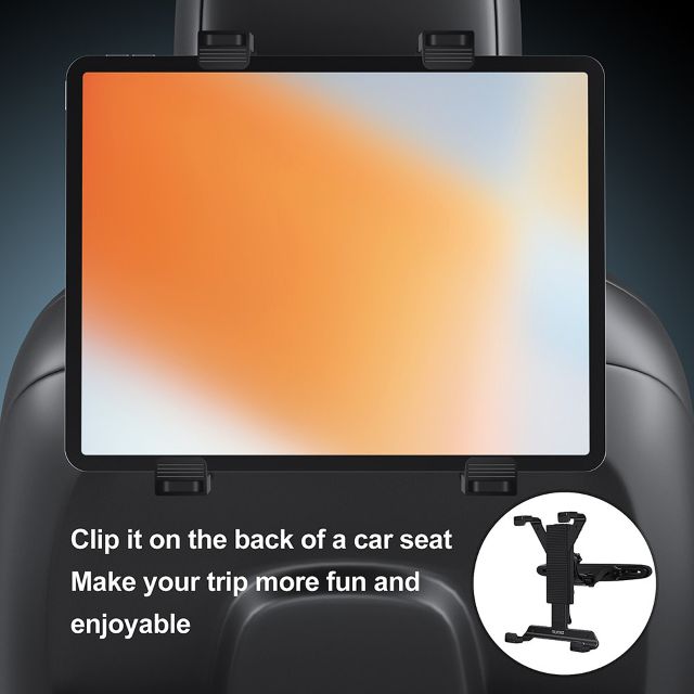 TUNIQ Universele Auto hoofdsteun Tablet Houder