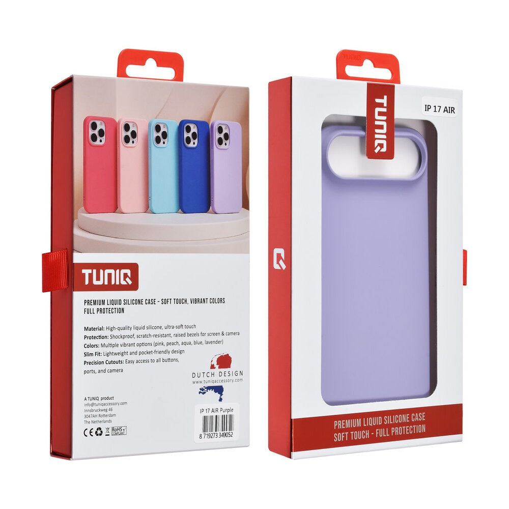 iPhone 17 Air Backcover hoesje - Koraalblauw