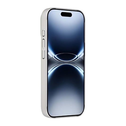 AG Matte Glass iPhone 17 Pro Backcover hoesje - Magsafe full protection cover - Zilver