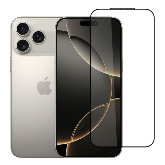 iPhone 17 Pro Max Screenprotector - Full coverage Screenprotector - Zwarte Rand