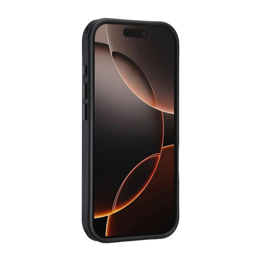 iPhone 17 Pro Backcover hoesje - Built-in Ring Stand - Antishock - Zwart