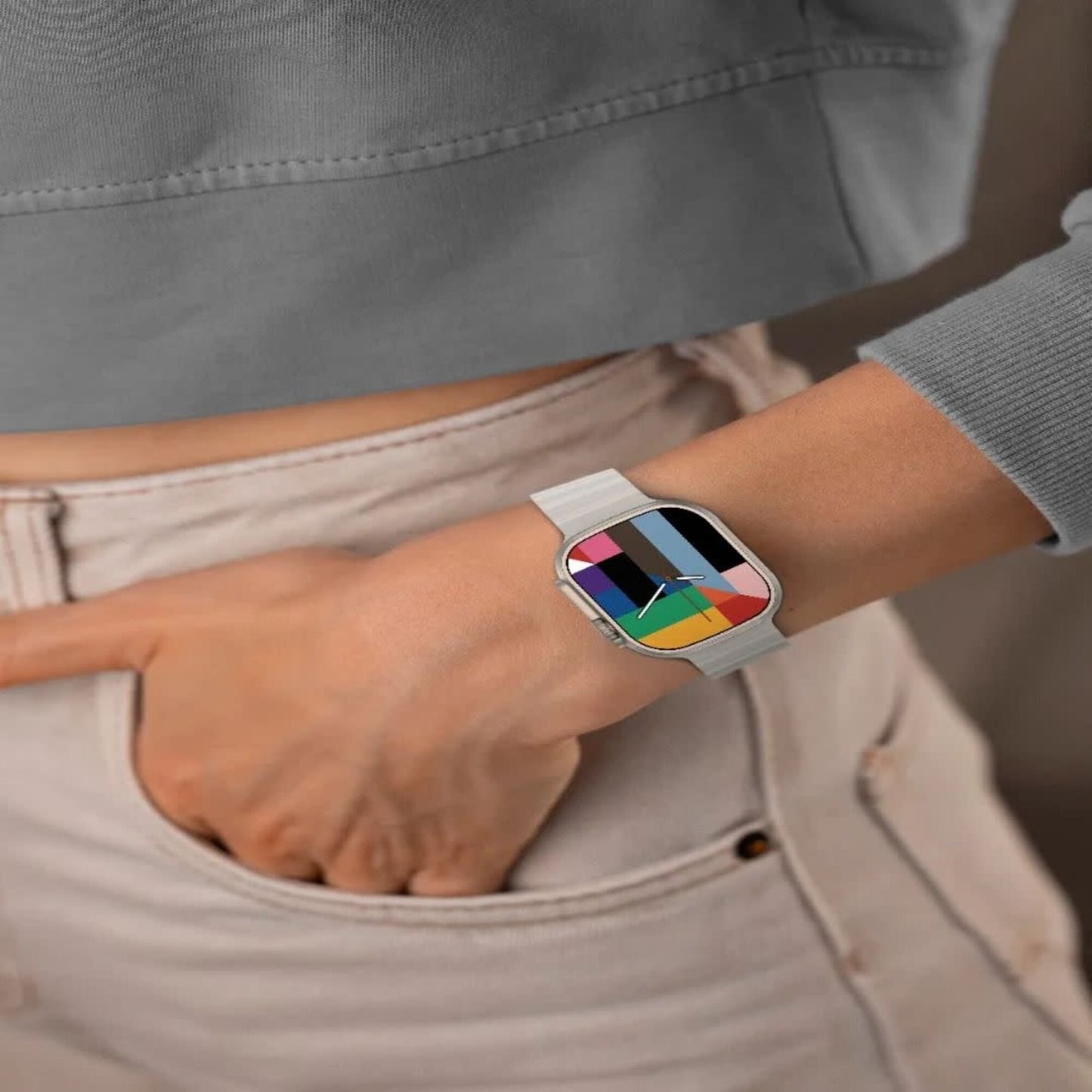 Green Lion Communicate Ultra Smart Watch - Zilver
