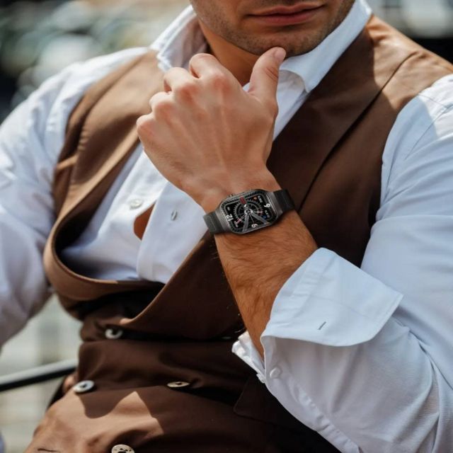 Green Lion Ridge Smart Watch - Zwart