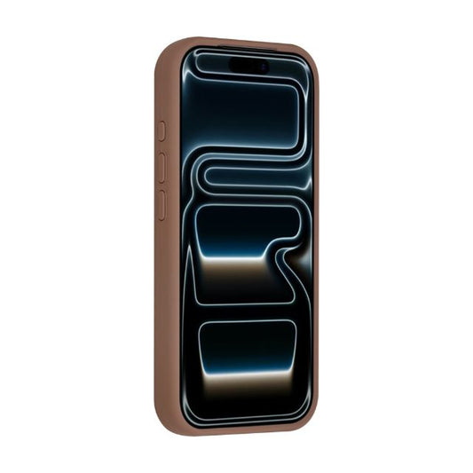 iPhone 17 Pro Backcover hoesje - Full Silicone - Bruin