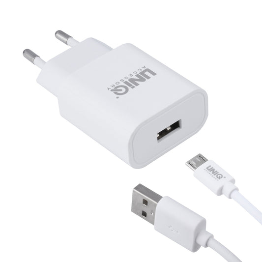 UNIQ Accessory Qualcomm 2.0 Quick travel charger - Micro USB Wit (CE)
