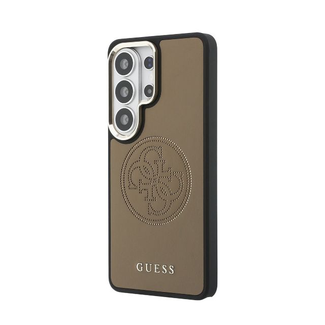 Guess Galaxy S26 Ultra Backcover hoesje - MagSafe - 4G Perforated Logo - Bruin
