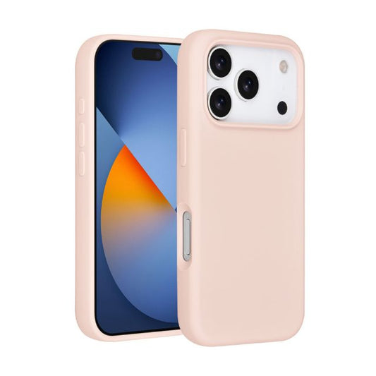 iPhone 17 Pro Backcover hoesje - Premium Liquid Silicon - Roze