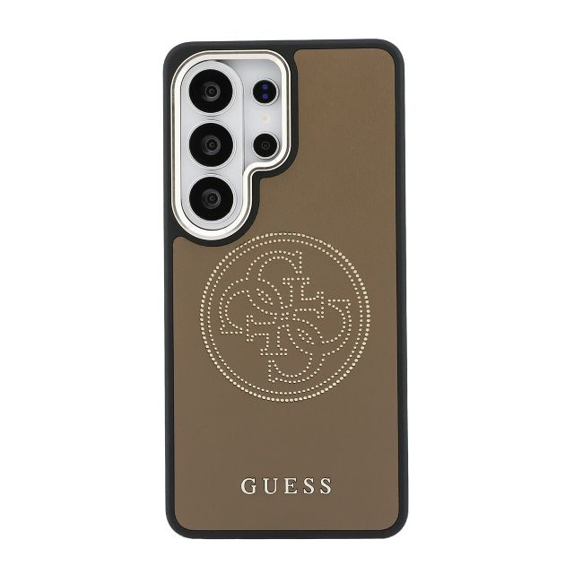 Guess Galaxy S26 Ultra Backcover hoesje - MagSafe - 4G Perforated Logo - Bruin