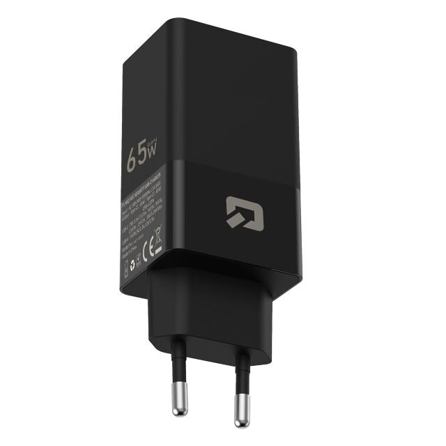 TUNIQ PD 65W - Thuislader met USB-C naar USB-C kabel - Zwart