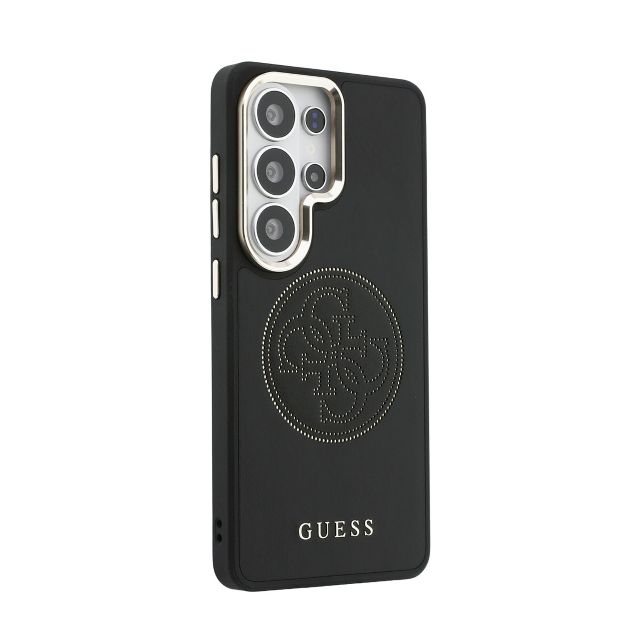 Guess Galaxy S26 Ultra Backcover hoesje - MagSafe - 4G Perforated Logo - Zwart