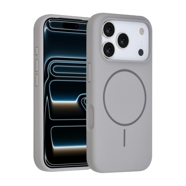 iPhone 17 Pro Backcover hoesje - Magsafe - Full Silicone - Geel