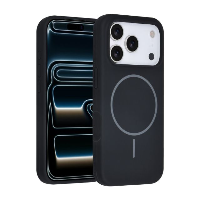 iPhone 17 Pro Backcover hoesje - Magsafe - Full Silicone - Geel