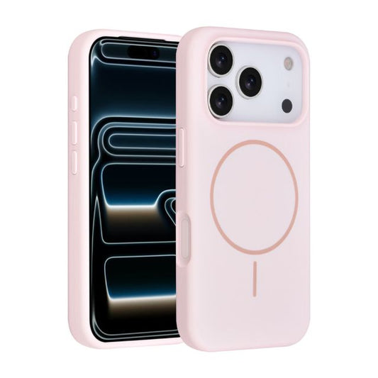 iPhone 17 Pro Backcover hoesje - Magsafe - Full Silicone - Roze