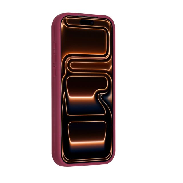 iPhone 17 Pro Max Backcover hoesje - Magsafe - Full Silicone - Felroze