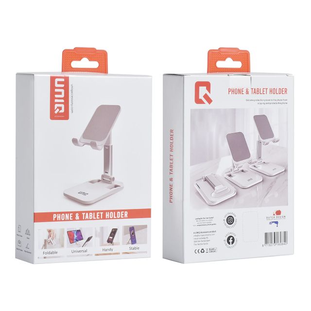 UNIQ Accessory Universele Telefoon & Tablet Houder met Antislip - Zwart