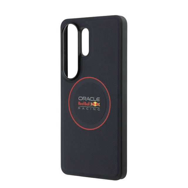 Red Bull Racing Galaxy S26 Ultra Backcover hoesje - Magsafe - Meshed PU Leather - Red Ring Logo - Navy