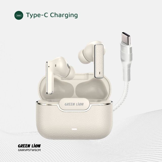 Green Lion River Plus True Wireless Earbuds - Zwart