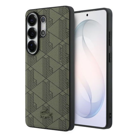 Lacoste Galaxy S26 Ultra Backcover hoesje - MagSafe - The Blend Monogram - Khaki