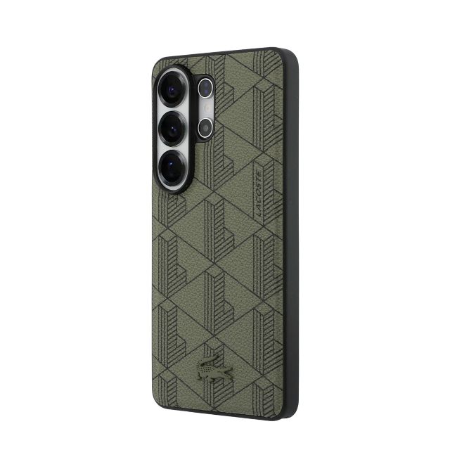 Lacoste Galaxy S26 Ultra Backcover hoesje - MagSafe - The Blend Monogram - Khaki