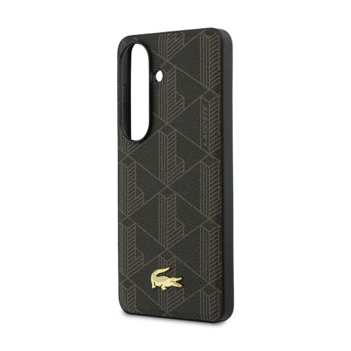 Lacoste Galaxy S26 Plus Backcover hoesje - MagSafe - The Blend Monogram - Bruin