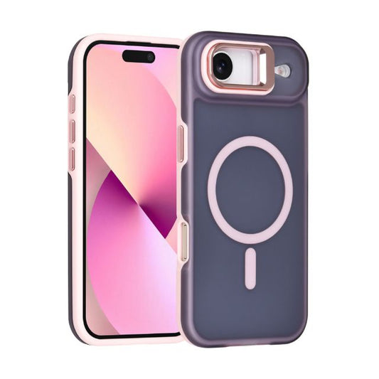 iPhone 17 Air Backcover hoesje - Magsafe - With Camera Stand - Roze